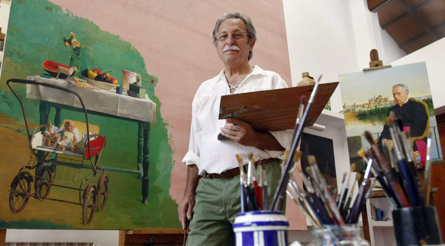 I.Emilio en su estudio