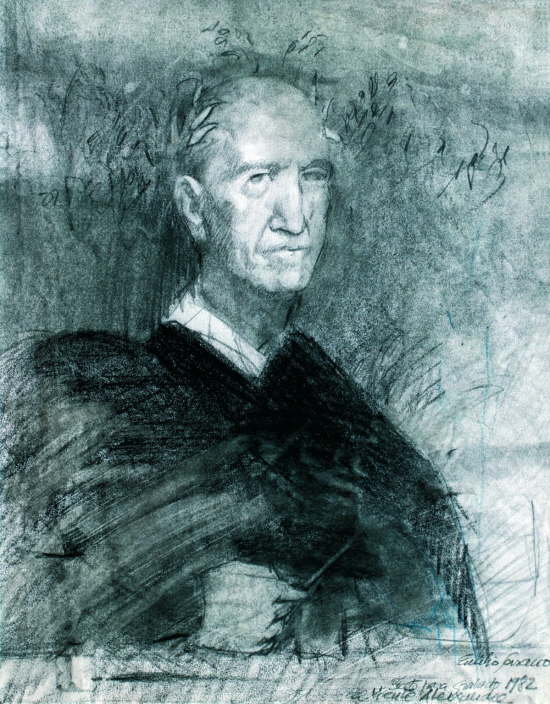 Poeta Vicente Alexaindre.   1982