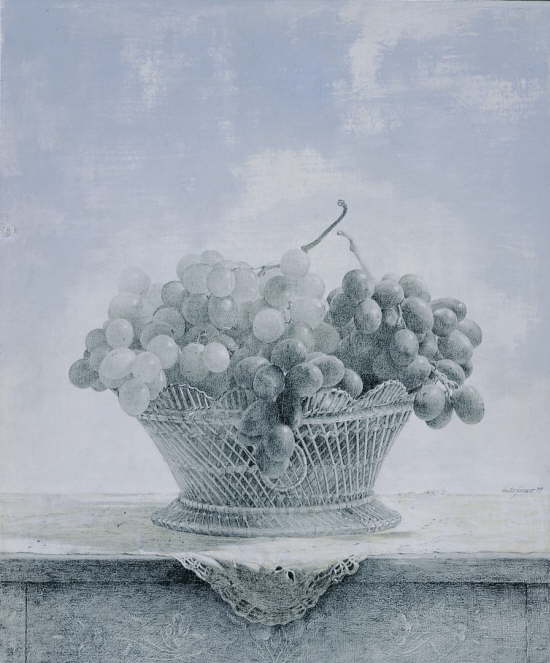 Canasta con uvas.   1999